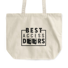 Load image into Gallery viewer, Rounded Canvas Tote Bag