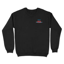 Load image into Gallery viewer, Standard Crew Neck Sweatshirt - Santa Cruz 911 blue logo