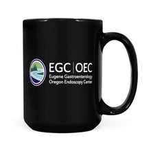 Load image into Gallery viewer, Black Mug - Eugene Gastroenterology EGC logo