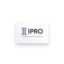 Load image into Gallery viewer, Premium Poster - Ipro horizontal logo