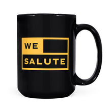 Load image into Gallery viewer, Black Mug - WeSalute