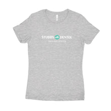 Load image into Gallery viewer, Next Level 3900 Women's T-Shirt - Stubbs Dental white