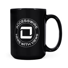 Load image into Gallery viewer, Accesswire icon - Black Mug