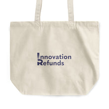 Load image into Gallery viewer, Rounded Canvas Tote Bag - InnovationRefunds blue
