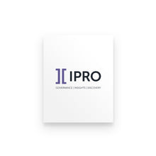 Load image into Gallery viewer, Premium Poster - Ipro horizontal logo