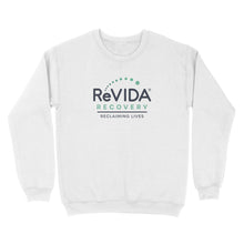 Load image into Gallery viewer, Standard Crew Neck Sweatshirt - ReVIDA middle logo