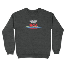 Load image into Gallery viewer, Standard Crew Neck Sweatshirt - Santa Cruz 911 white logo