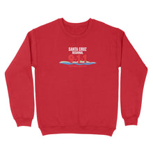 Load image into Gallery viewer, Standard Crew Neck Sweatshirt - Santa Cruz 911 white logo