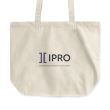 Load image into Gallery viewer, Rounded Canvas Tote Bag - Ipro horizontal logo