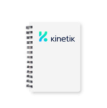 Load image into Gallery viewer, Kinetik Dark Logo - Spiral Journal