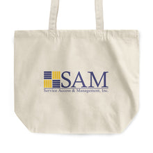 Load image into Gallery viewer, Rounded Canvas Tote Bag
