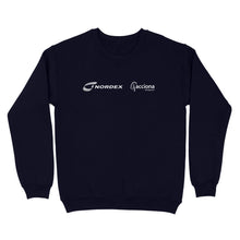 Load image into Gallery viewer, Standard Crew Neck Sweatshirt - Nordex white logo
