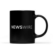 Load image into Gallery viewer, Newswire - Black Mug
