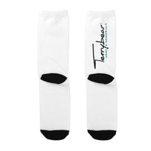 Load image into Gallery viewer, Terrybear_logo- gray and blue - Socks
