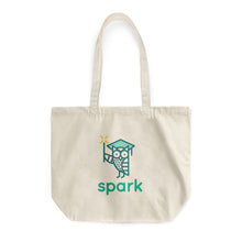 Load image into Gallery viewer, Rounded Canvas Tote Bag - MPSF Spark
