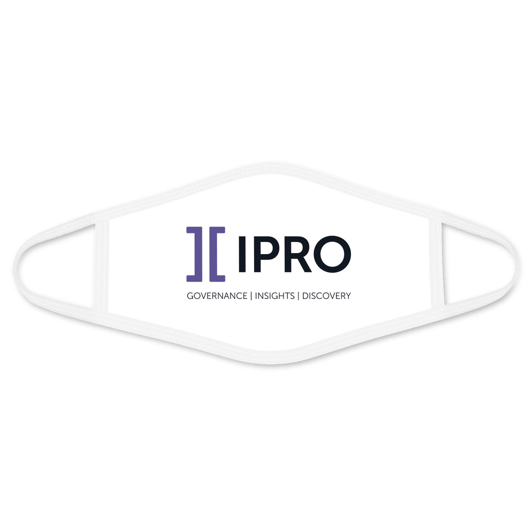 All-over Print Face Mask - Ipro horizontal logo