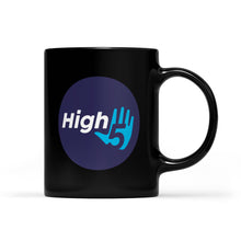 Load image into Gallery viewer, Black Mug - Fishawack high 5
