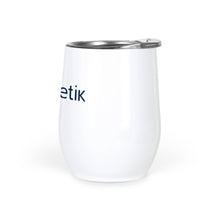 Load image into Gallery viewer, Kinetik Dark Logo - Wine Tumbler
