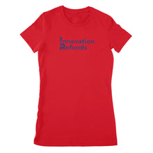 Load image into Gallery viewer, Premium Women's T-shirt - InnovationRefunds blue

