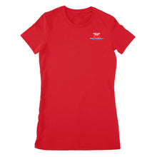 Load image into Gallery viewer, Premium Women's T-shirt - Santa Cruz 911 white logo

