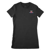 Load image into Gallery viewer, Premium Women's T-shirt - Santa Cruz 911 white logo

