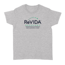 Load image into Gallery viewer, Standard Women's T-shirt - ReVIDA middle logo
