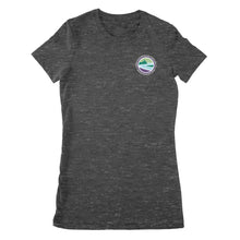 Load image into Gallery viewer, Premium Women's T-shirt - Eugene Gastroenterology circle logo
