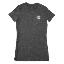 Load image into Gallery viewer, Premium Women's T-shirt - Eugene Gastroenterology circle logo
