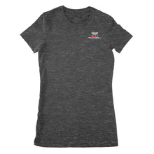 Load image into Gallery viewer, Premium Women's T-shirt - Santa Cruz 911 white logo
