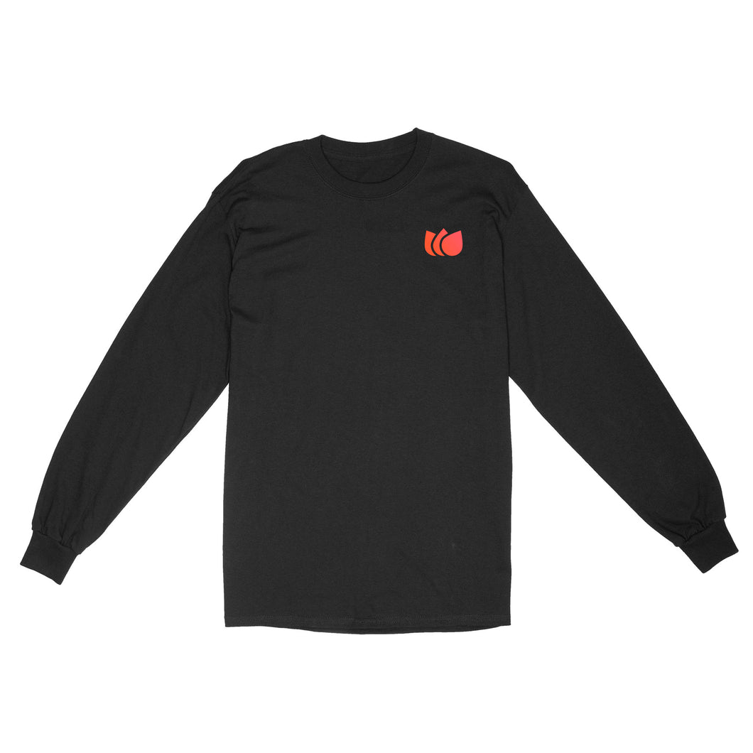 Unisex Standard Long Sleeve (DTFx) - right logo