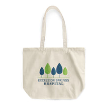 Load image into Gallery viewer, Rounded Canvas Tote Bag - Excelsior Springs Hospital
