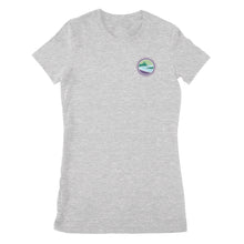 Load image into Gallery viewer, Premium Women's T-shirt - Eugene Gastroenterology circle logo
