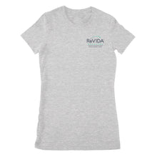 Load image into Gallery viewer, Premium Women's T-shirt - ReVIDA side logo

