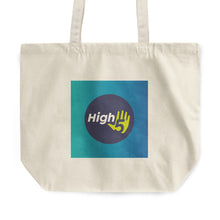 Load image into Gallery viewer, Rounded Canvas Tote Bag - Fishawack high 5
