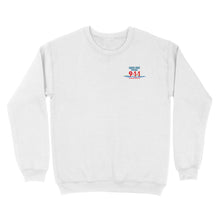 Load image into Gallery viewer, Standard Crew Neck Sweatshirt - Santa Cruz 911 blue logo
