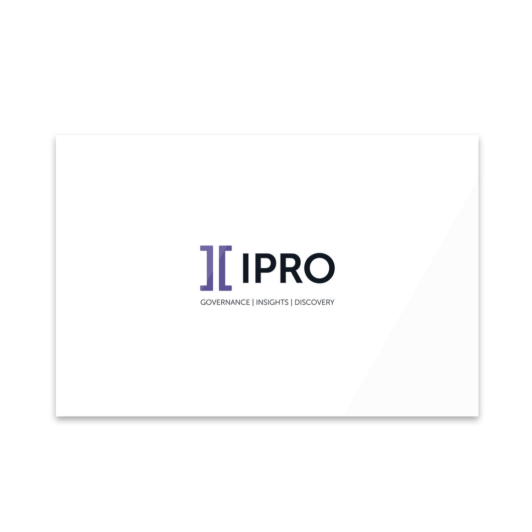 Acrylic Print - Ipro horizontal logo