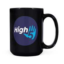 Load image into Gallery viewer, Black Mug - Fishawack high 5

