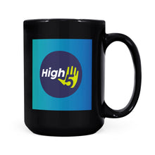 Load image into Gallery viewer, Black Mug - Fishawack high 5
