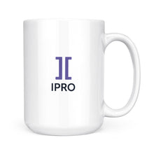 Load image into Gallery viewer, White Mug - Ipro stacked logo

