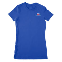 Load image into Gallery viewer, Premium Women's T-shirt - Santa Cruz 911 white logo
