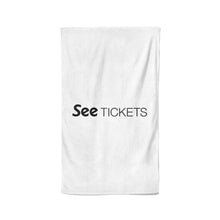 Load image into Gallery viewer, Beach Towel - See Tickets black
