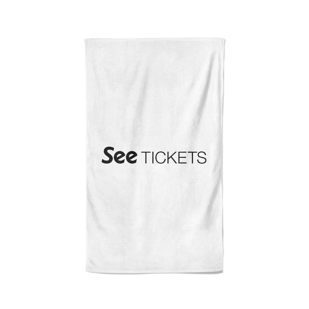 Beach Towel - See Tickets black