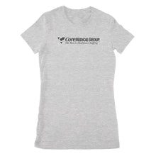 Load image into Gallery viewer, Premium Women's T-shirt - CMG black logo
