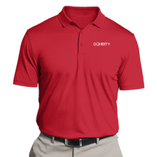 Load image into Gallery viewer, Performance Polo (DTFx) - Doherty white logo
