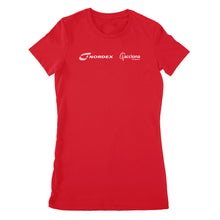 Load image into Gallery viewer, Premium Women's T-shirt - Nordex white logo
