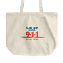 Load image into Gallery viewer, Rounded Canvas Tote Bag - Santa Cruz 911
