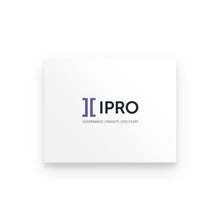 Load image into Gallery viewer, Premium Poster - Ipro horizontal logo
