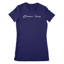 Load image into Gallery viewer, Premium Women's T-shirt - Nordex white logo
