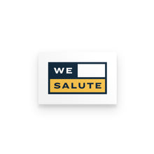 Load image into Gallery viewer, Premium Poster - WeSalute
