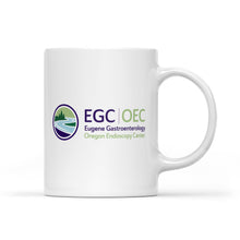 Load image into Gallery viewer, White Mug - Eugene Gastroenterology combo logo
